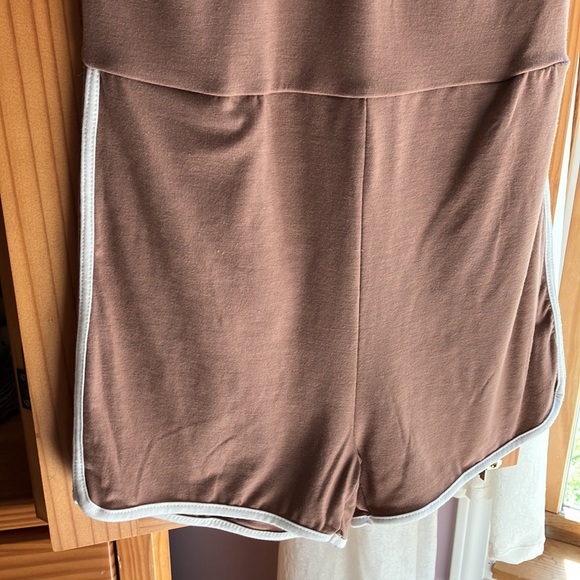 $5 SALE t! Taupe Romper - Picture 3 of 6